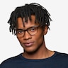 Sloane Light Tortoise PlasticEyeglass Frames for Men from EyeBuyDirect