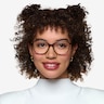 Sloane Light Tortoise PlasticEyeglass Frames for Women from EyeBuyDirect