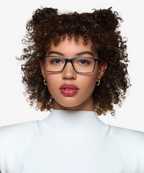 Sterling Shiny Clear Green PlasticEyeglass Frames for Women from EyeBuyDirect