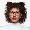Sterling Shiny Clear Green PlasticEyeglass Frames for Women from EyeBuyDirect