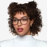 Adler Shiny Black PlasticEyeglass Frames for Women from EyeBuyDirect