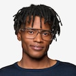 Baylor Clear Gray PlasticEyeglass Frames for Men from EyeBuyDirect