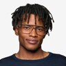 Baylor Clear Gray PlasticEyeglass Frames for Men from EyeBuyDirect