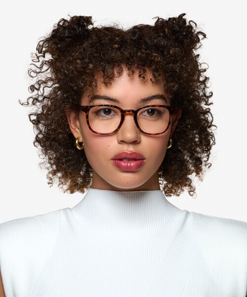 Tegan Tortoise PlasticEyeglass Frames for Women from EyeBuyDirect