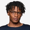 Monti Matte Tortoise PlasticEyeglass Frames for Men from EyeBuyDirect