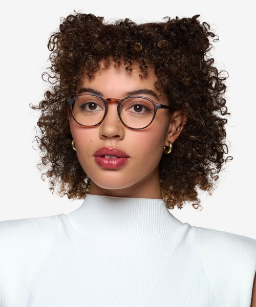 Monti Matte Tortoise PlasticEyeglass Frames for Women from EyeBuyDirect