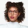 Monti Matte Tortoise PlasticEyeglass Frames for Women from EyeBuyDirect