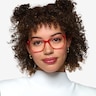 Kieran Clear Pink PlasticEyeglass Frames for Women from EyeBuyDirect