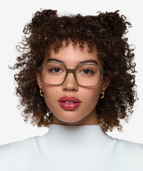 Lior Clear Green PlasticEyeglass Frames for Women from EyeBuyDirect
