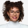 Caelan Clear Green PlasticEyeglass Frames for Women from EyeBuyDirect
