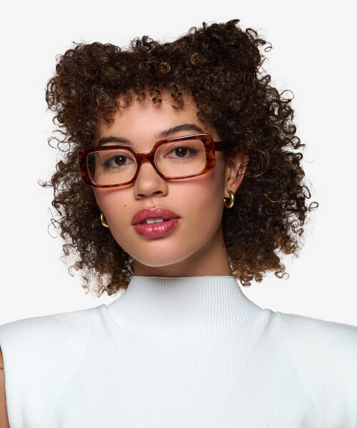 Tully Tortoise PlasticEyeglass Frames for Women from EyeBuyDirect