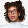 Tully Tortoise PlasticEyeglass Frames for Women from EyeBuyDirect