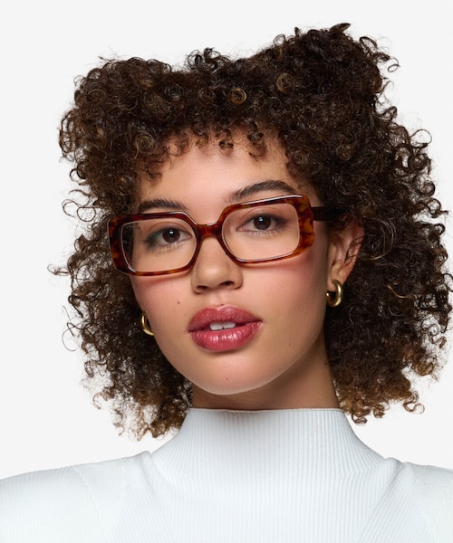Tully Tortoise PlasticEyeglass Frames for Women from EyeBuyDirect