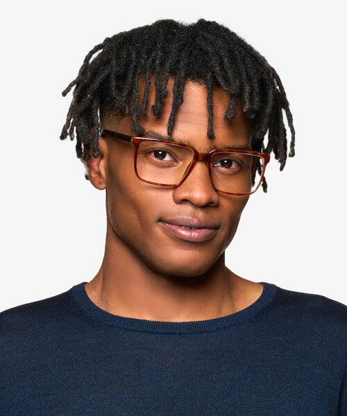 Seraph Tortoise PlasticEyeglass Frames for Men from EyeBuyDirect