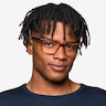 Seraph Tortoise PlasticEyeglass Frames for Men from EyeBuyDirect