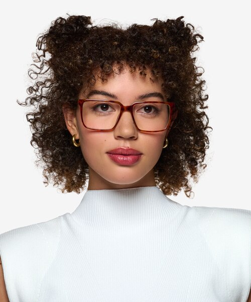 Seraph Tortoise PlasticEyeglass Frames for Women from EyeBuyDirect