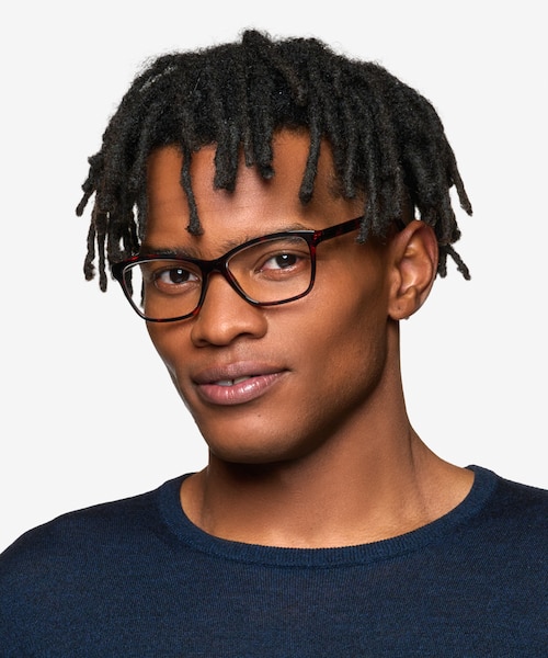 Marlowe Tortoise PlasticEyeglass Frames for Men from EyeBuyDirect