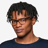 Marlowe Tortoise PlasticEyeglass Frames for Men from EyeBuyDirect