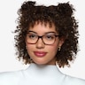 Marlowe Tortoise PlasticEyeglass Frames for Women from EyeBuyDirect