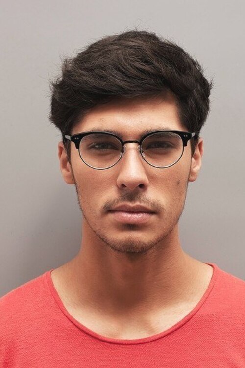 Annabel Black Acetate-metalEyeglass Frames for Men from EyeBuyDirect