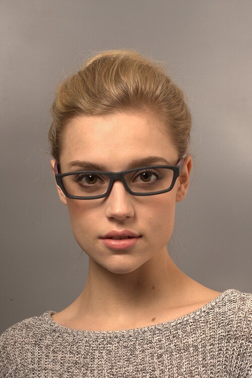 Joss Black & Purple AcetateEyeglass Frames for Women from EyeBuyDirect