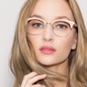 Annabel Pink Acetate-metalEyeglass Frames for Women from EyeBuyDirect