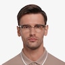 Japan Morning Dark Tortoise Acetate-metalEyeglass Frames for Men from EyeBuyDirect