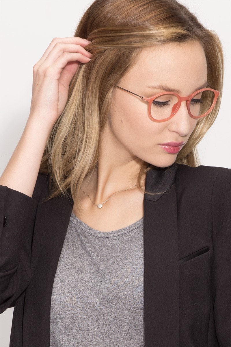 Doc Round Pink Glasses for Women Eyebuydirect