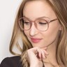 Lindsey Pink PlasticEyeglass Frames for Women from EyeBuyDirect