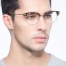 Kinjin Tortoise AcetateEyeglass Frames for Men from EyeBuyDirect