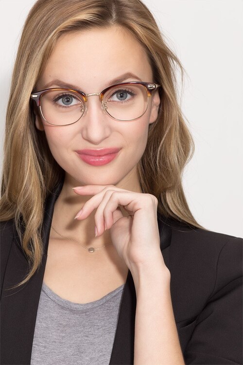 Kinjin Tortoise AcetateEyeglass Frames for Women from EyeBuyDirect