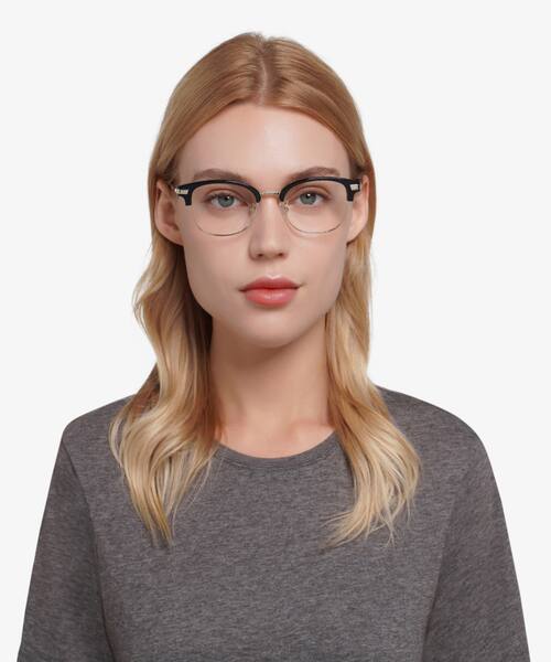 Noir Kinjin -  Acetate-metal Lunettes de vue