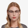 Kinjin Black Acetate-metalEyeglass Frames for Women from EyeBuyDirect