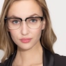 Arcade Black AcetateEyeglass Frames for Women from EyeBuyDirect