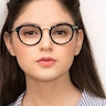 Bellefond Navy AcetateEyeglass Frames for Women from EyeBuyDirect