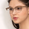 Bansai Walnut Wood-textureEyeglass Frames for Women from EyeBuyDirect