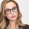 Vendome Matte Black AcetateEyeglass Frames for Women from EyeBuyDirect