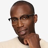 Borderline Black Acetate-metalEyeglass Frames for Men from EyeBuyDirect
