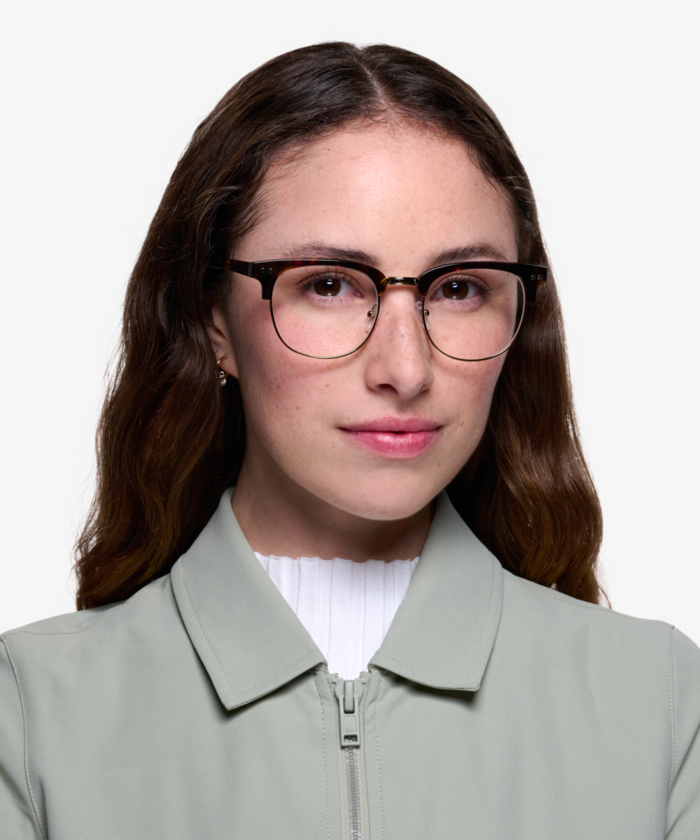 Borderline Browline Tortoise Full Rim Eyeglasses Eyebuydirect Canada 9171