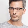 Levy Black AcetateEyeglass Frames for Men from EyeBuyDirect