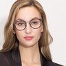 Sakura Gray Floral AcétateMontures de lunettes de vue pour Femmes d'EyeBuyDirect