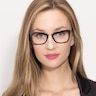 Marlene Black AcetateEyeglass Frames for Women from EyeBuyDirect