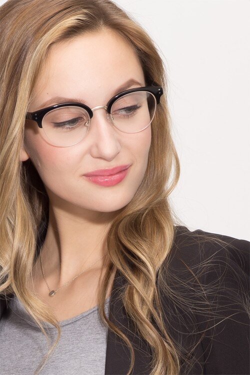 Eloise Black AcetateEyeglass Frames for Women from EyeBuyDirect