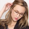Hudson Brown Striped AcetateEyeglass Frames for Women from EyeBuyDirect