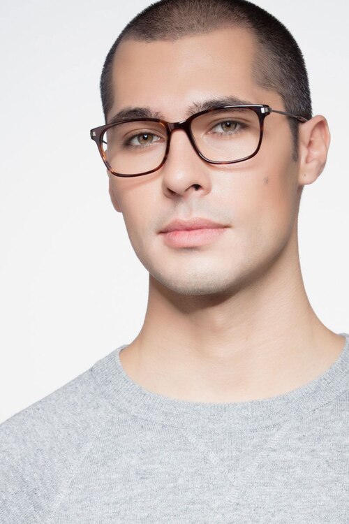 Motion Écailles Acetate-metalMontures de lunettes de vue pour Hommes d'EyeBuyDirect
