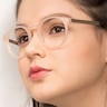 White Moon Pink Acetate-metalEyeglass Frames for Women from EyeBuyDirect