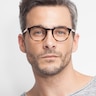 White Moon Tortoise AcetateEyeglass Frames for Men from EyeBuyDirect