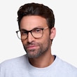 Contrast Tortoise Acetate, MetalEyeglass Frames for Men from EyeBuyDirect