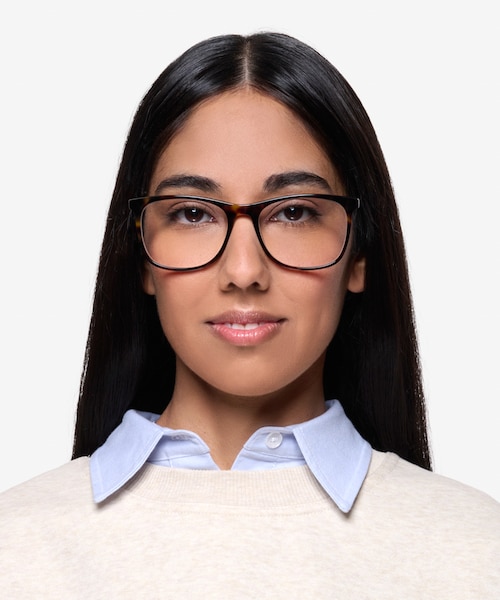 Contrast Tortoise Acetate, MetalEyeglass Frames for Women from EyeBuyDirect