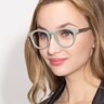 Twin Green AcetateEyeglass Frames for Women from EyeBuyDirect